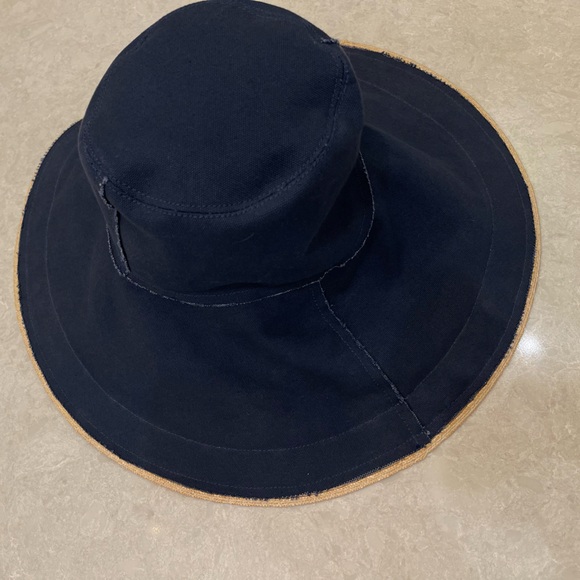 LOLA HATS Single Take Wide Brim Hat In Navy Canva - Picture 9 of 11